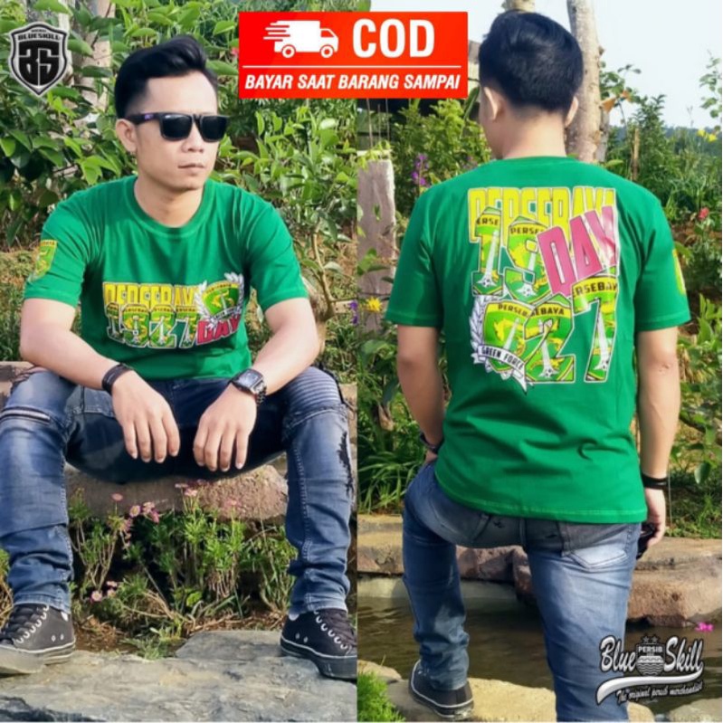 KAOS BAJU T-SHIRT BONEK PERSEBAYA ORIGINAL PREMIUM BONVIK BONVIKA VIKING BOBOTOH DEWASA MURAH
