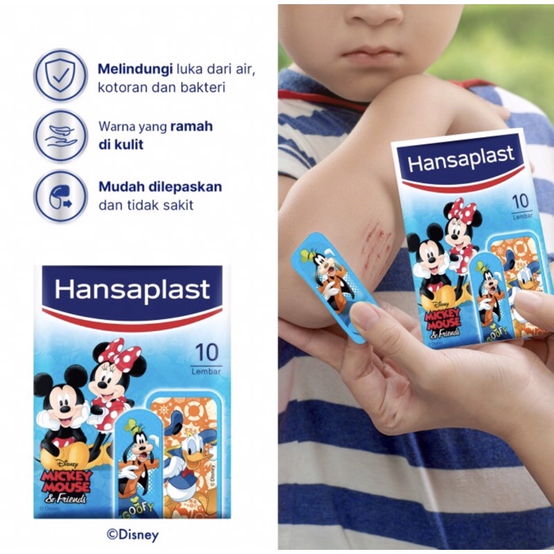 Hansaplast disney mickey mouse amplop 10 pcs ( pelindung luka disney )