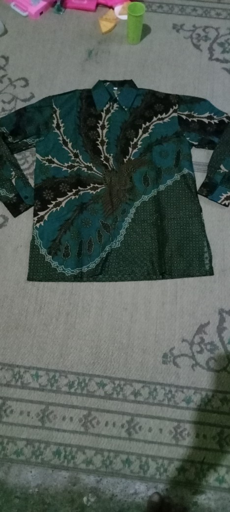 Kemeja Batik Pria Aldebaran Lengan Panjang Size M L Xl Xxl  Bswart Batik Hrb026 Kenongo
