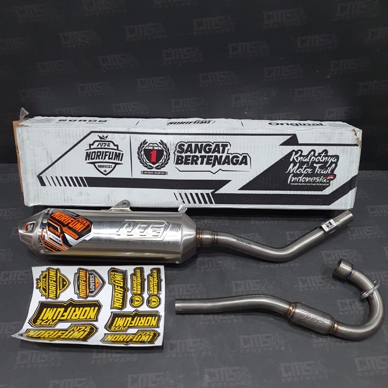 Knalpot Norifumi Rocket 4 Titanium Honda CRF 150 L Original