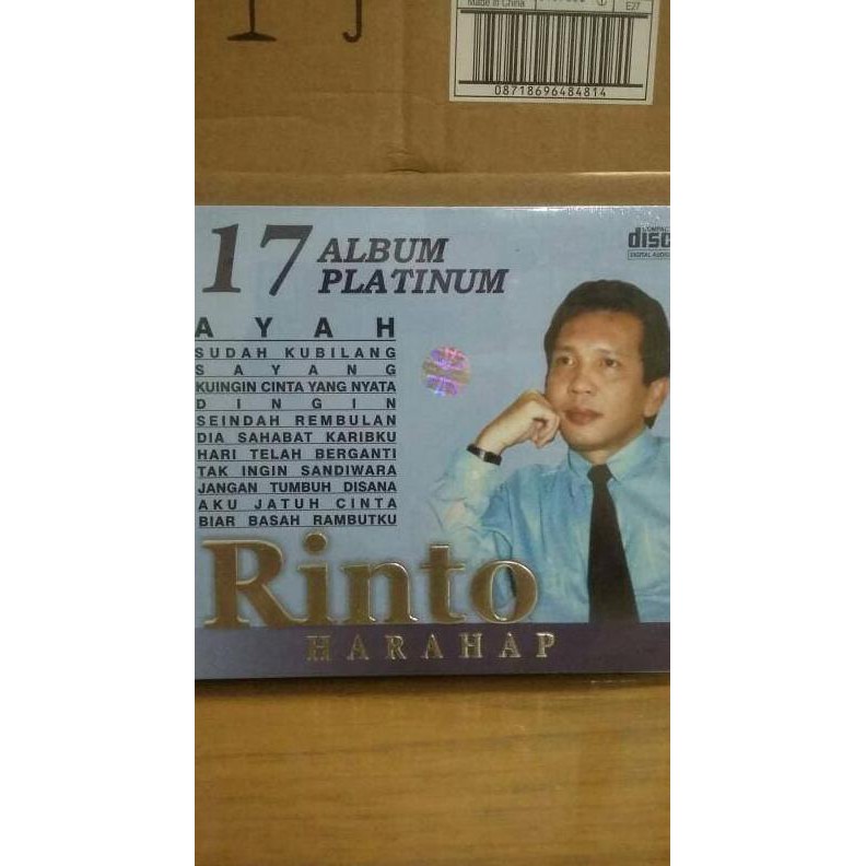 CD ORIGINAL RINTO HARAHAP - 17 ALBUM PLATINUM "AYAH"