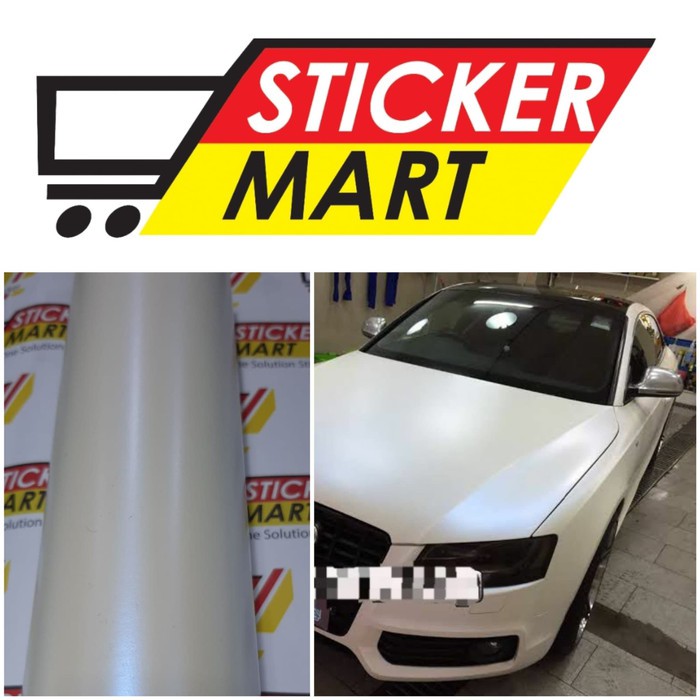 

Sticker White Pearl Putih Mutiara Glossy / Doff Roll