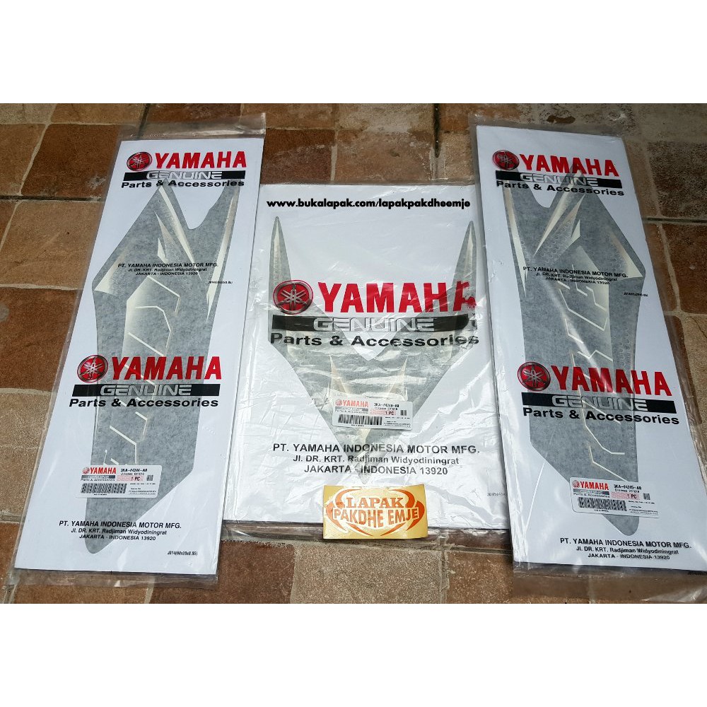 STICKER RX KING 2008 YAMAHA ORIGINAL HITAM STIKER LIS STRIPING RX KING 2008 ORIGINAL 3 ITE