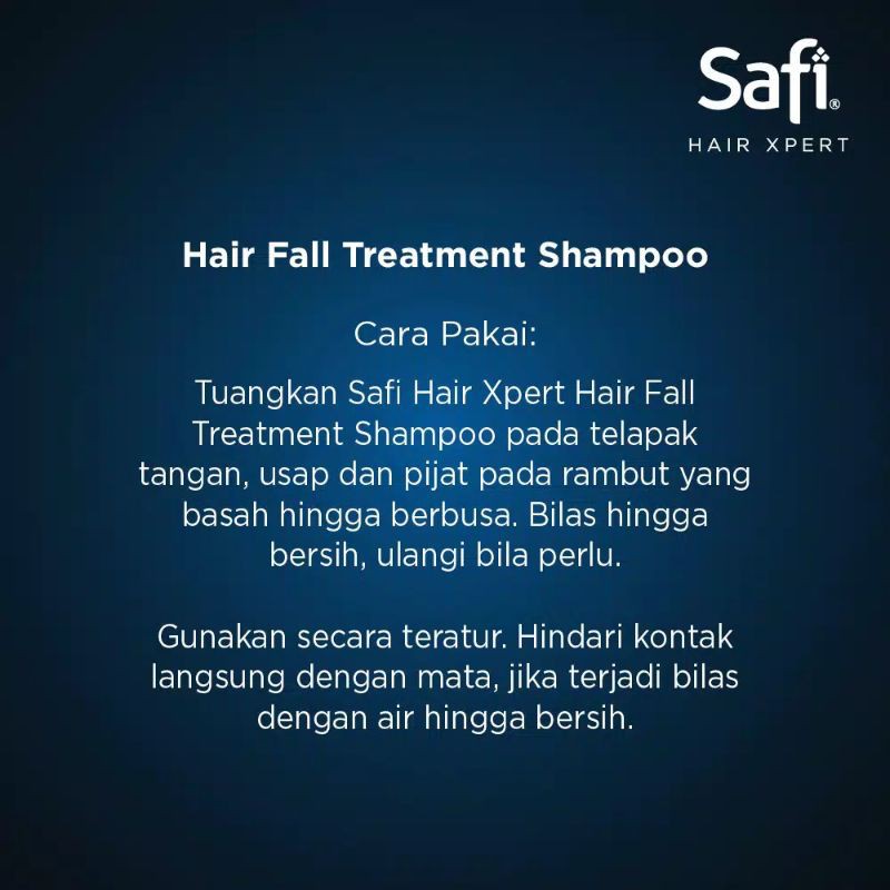 SAFI Hair Xpert-Hair Fall Treatment Shampoo 160gr
