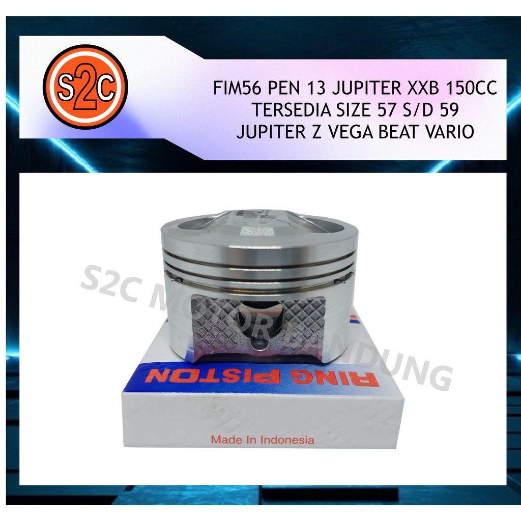 PISTON KIT JUPITER Z BORE UP FIM56 FIM 56 PIN 13-1