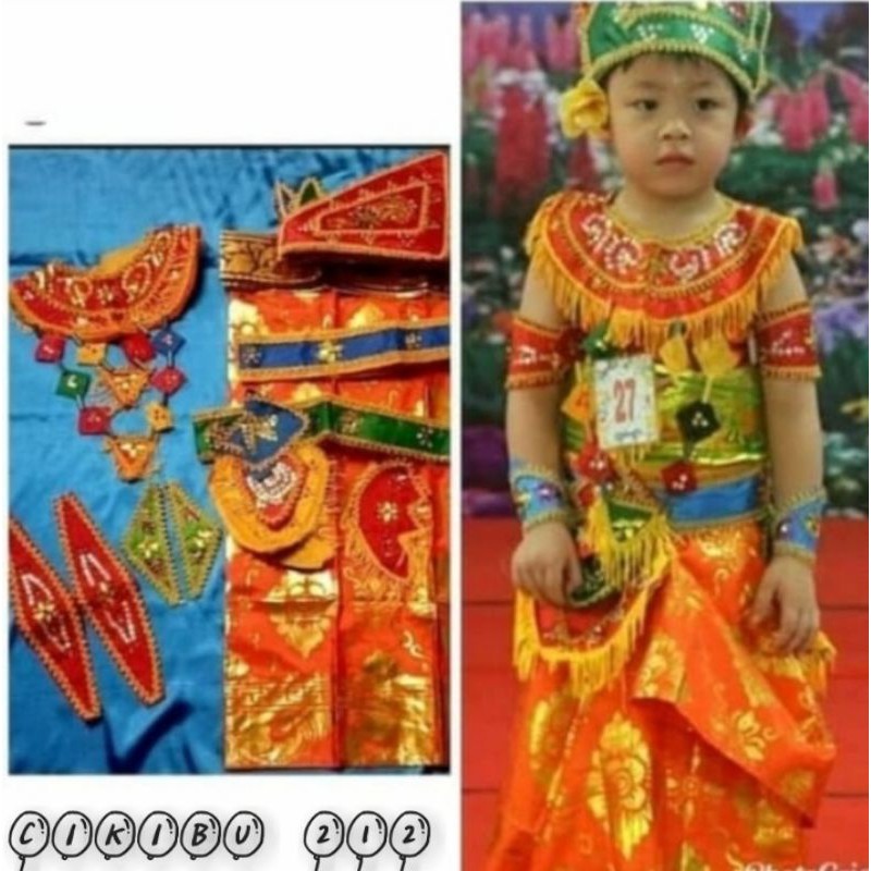 baju adat Bali/tari panjisemirang anak