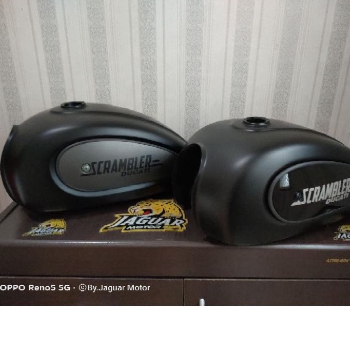 Tangki Custom Ducati Scrambler Model Panel