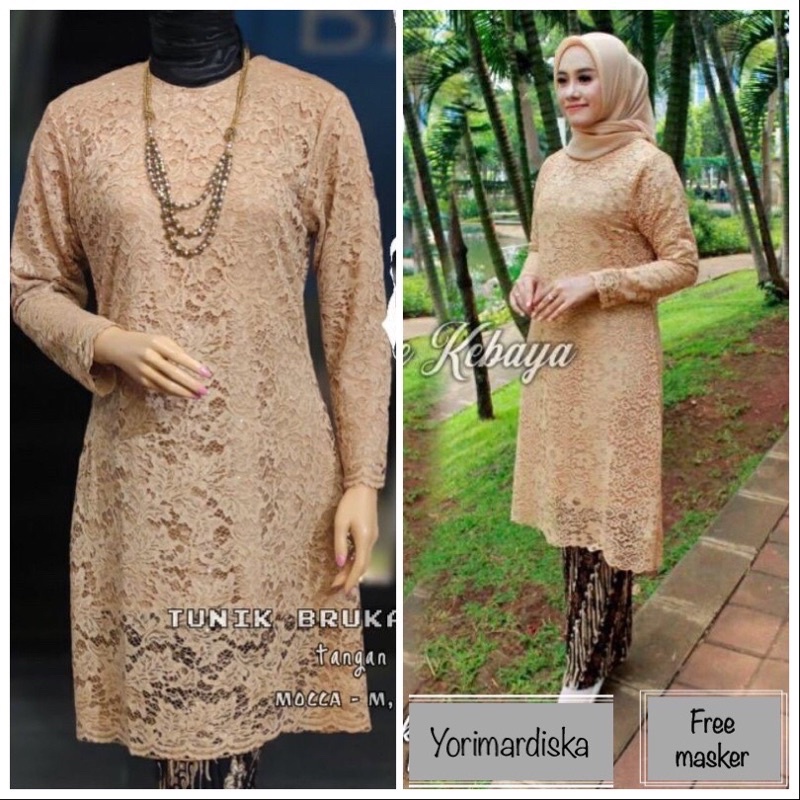 REALPICT SET KEBAYA TUNIK JUMBO/KEBAYA BORKAT MODERN/KEBAYA/KEBAYA/KEBAYA MUSLIM/BAJU/ KEBAYA JUMBO