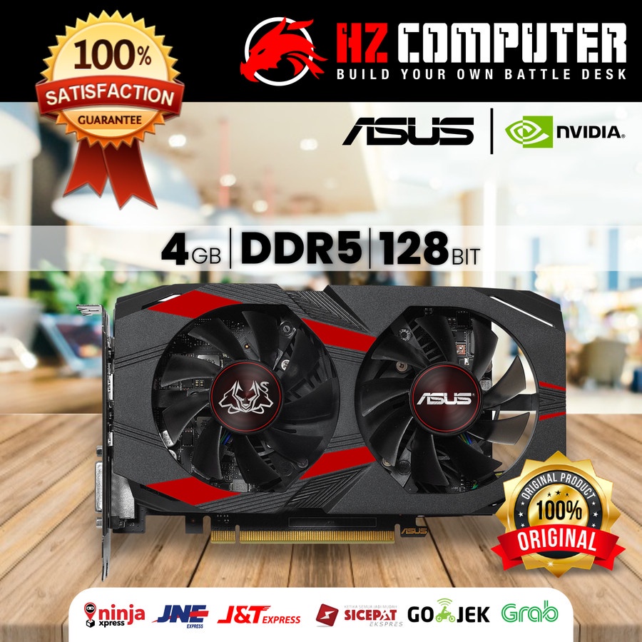 ASUS GTX 1050 Ti 4GB Cerberus | DDR5 | 128-Bit | NVIDIA | GeForce