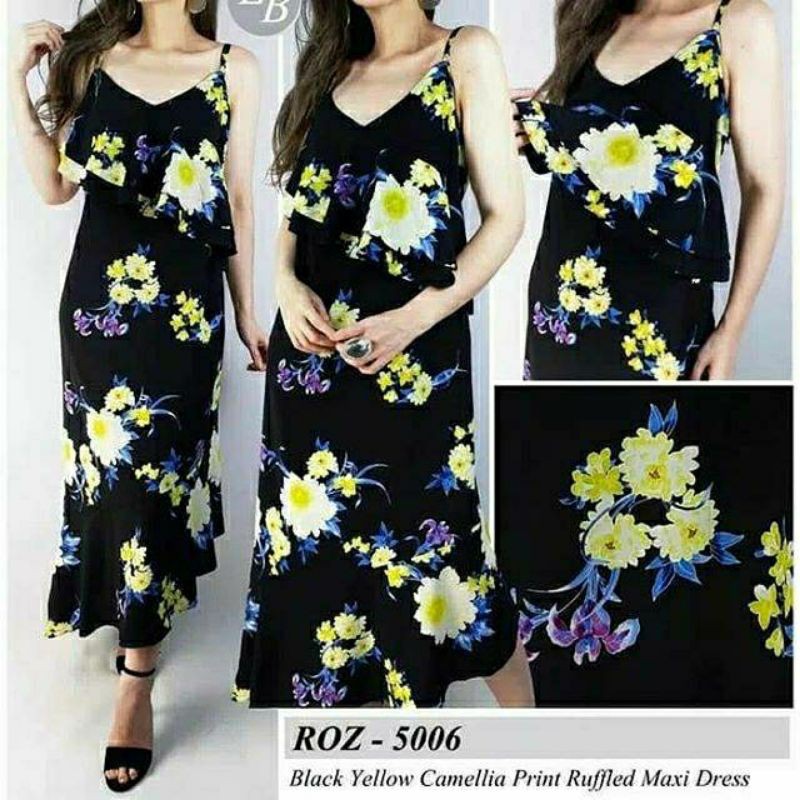 Dress roz&ALI Wanita Dewasa Camelia Maxi Dress (size 6,8,12,14)