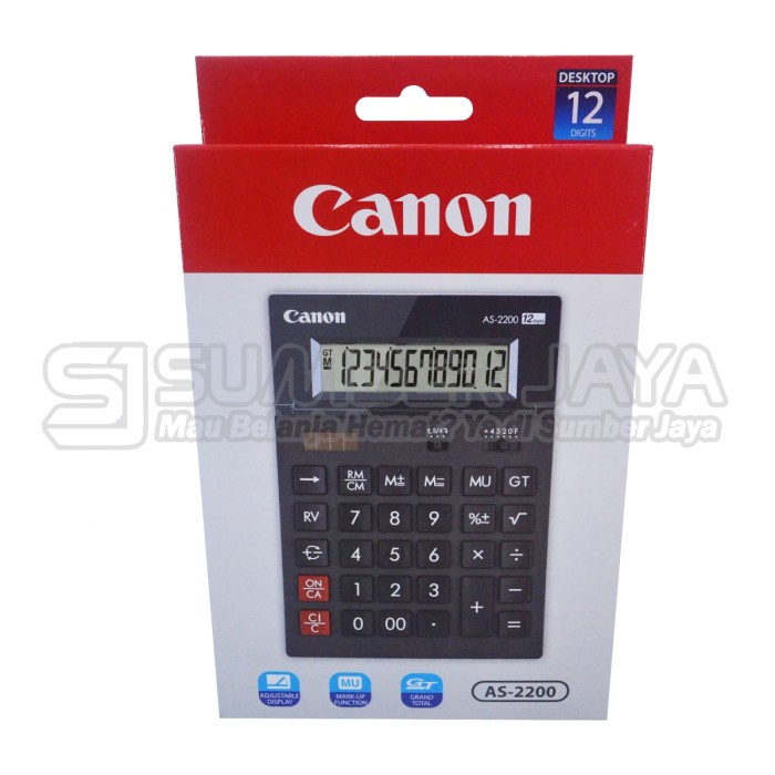 

KALKULATOR CANON AS-2200 Dekstop calculator AS 2200