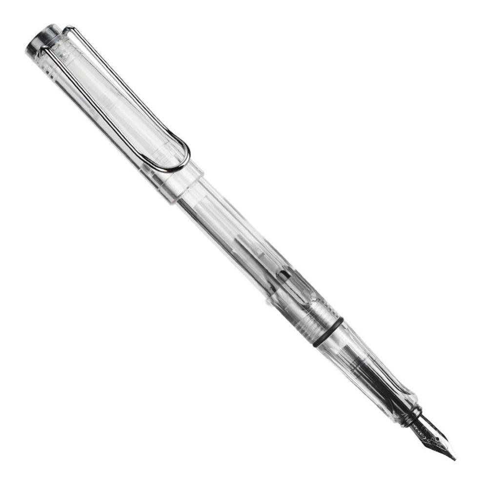 Timekey Pen Fountain Transparan 6 Nibs 0.7 / 1.1 / 1.5 / 1.9 / 2.5 / 2.9mm Untuk Stationery Sekolah / Kantor J6L8L