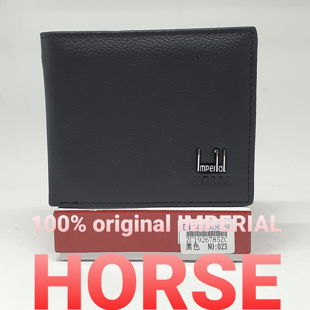 Dompet Pria Kulit Asli Import Original Branded 100% Horse Imperial Model Distro Harga Terjangkau Tipe Keren Anak Muda