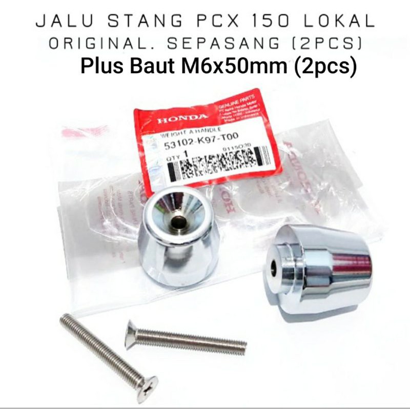 Jalu Bandul Stang Honda PCX 150 Lokal 2018 Original Harga Sepasang Plus Baut