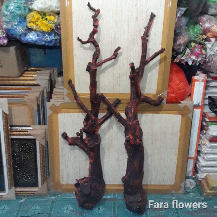 Pohon kayu kering pohon untuk membuat bonsai imitasi