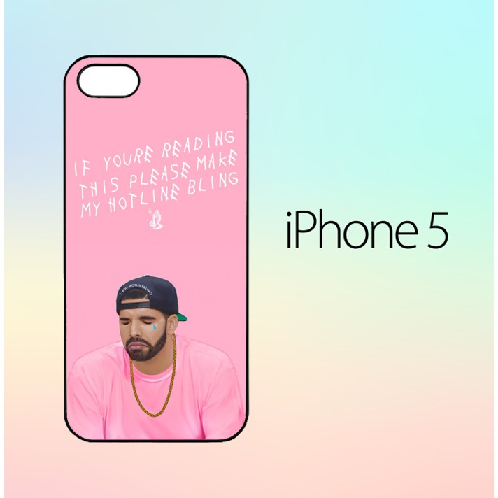 Drake pinkX5992 Casing Custom Hardcase iPhone 5 / 5s Case Cover