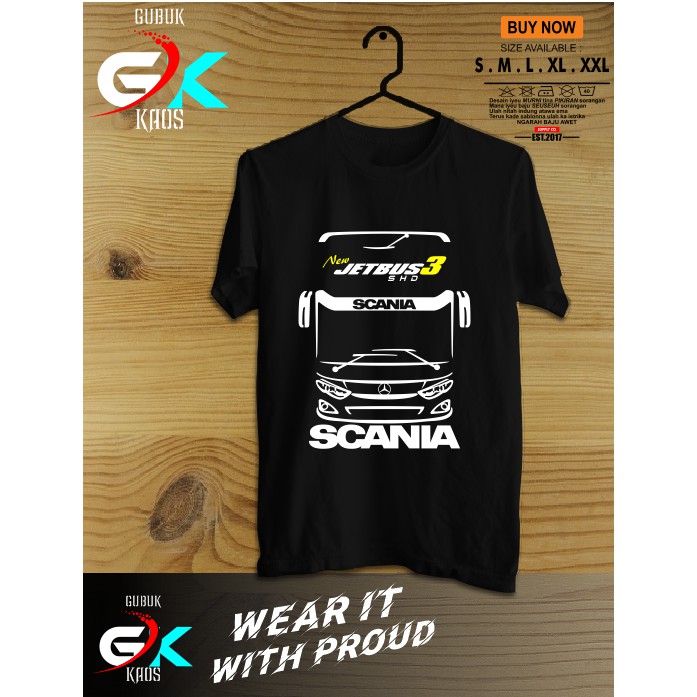 Kaos Baju Bismania Community New Jetbus 3 SHD Mercedes Benz Kaos Komunitas GUBUK KAOS