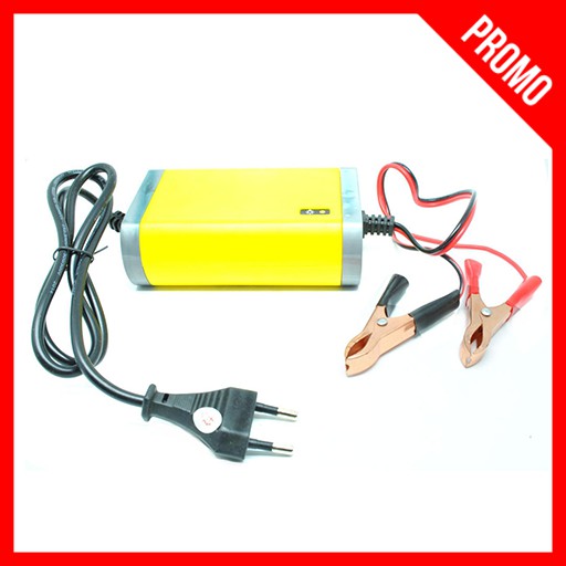 (COD) Taffware Charger Aki Mobil Motor Lead Acid 12V 2A Import