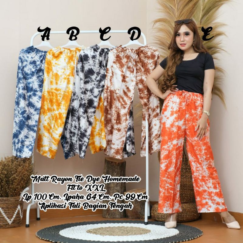 Mav_boutique Kulot Tie Dye Celana Smok (Tie Dye) Termurah