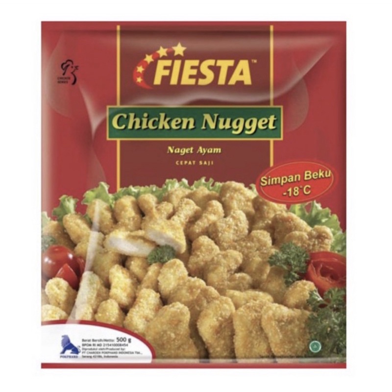 Jual FIESTA Chicken Nugget Naget Ayam Fiesta 500gr Kemasan MERAH ...