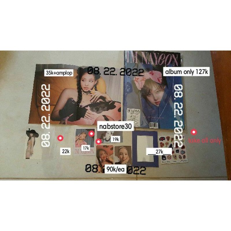 (New Arrived) Official Photocard Album Im Nayeon Pop Twice