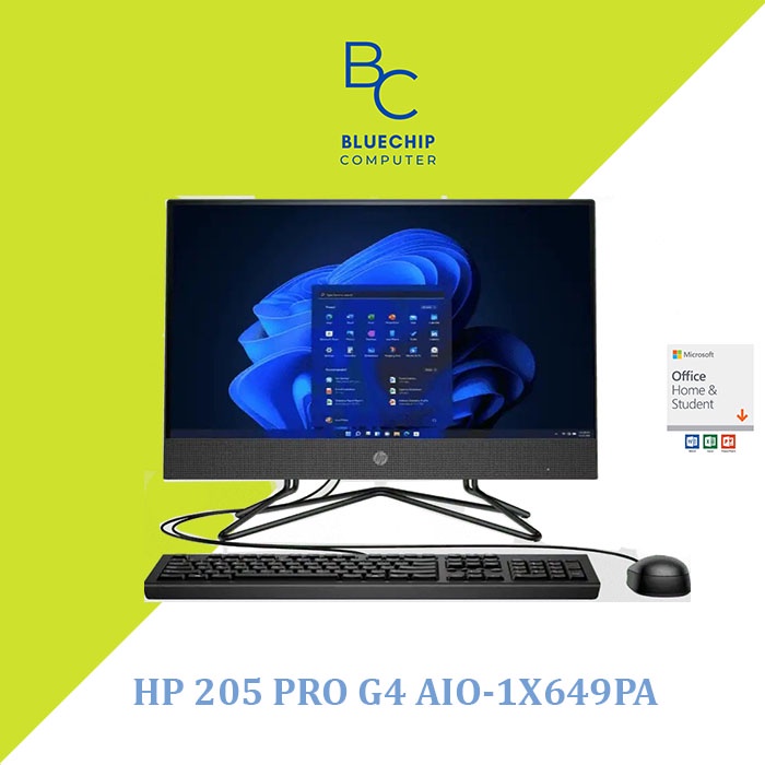 PC HP AIO 205 PRO G4 1X649PA - Ryzen3 3250U 4GB 1TB DVD 21.5" Win 10