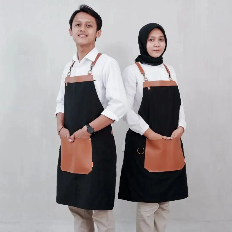 Apron Masak | Celemek Masak | Apron Barista | Celemek Barista | Apron Waiters | Celemek Waiters | Ap