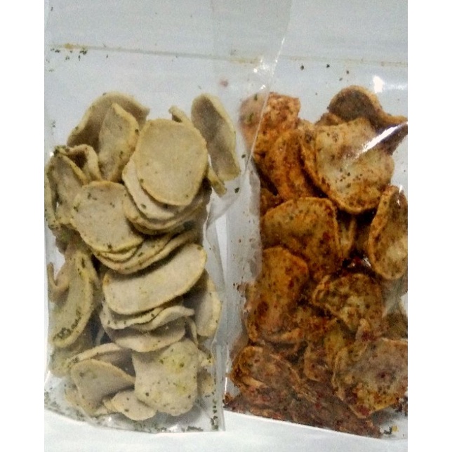 

Basreng keripik pedas dan original daun jeruk 150 gram/ Basreng keripik pedas/ basreng keripik original daun jeruk/ basreng koin pedas / bakso goreng pedas dan original daun jeruk 150 gram