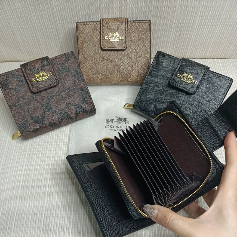 SALE !! Dompet kancing mini C'sgnature 2in1 banyak kartu