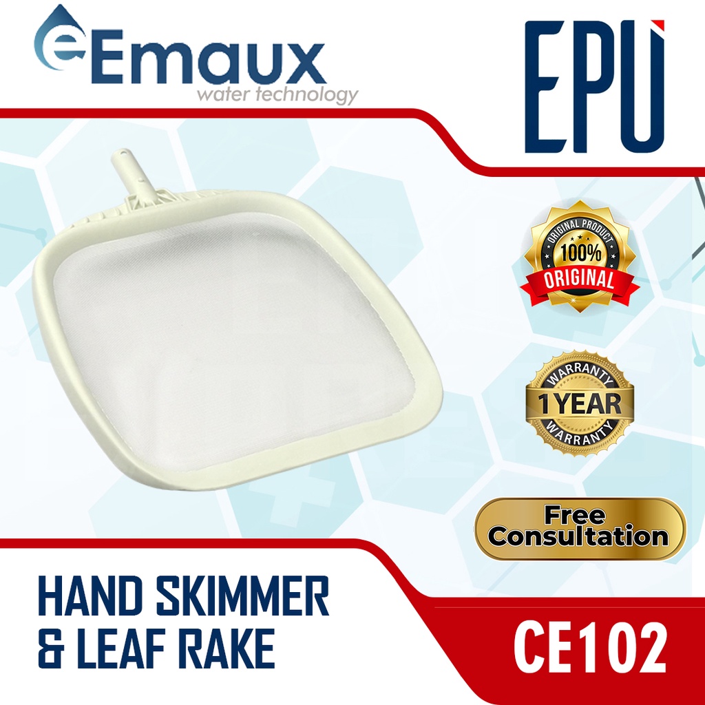 Emaux Serokan Jaring Pembersih Kolam Hand Skimmer Net Rake Mesh CE102