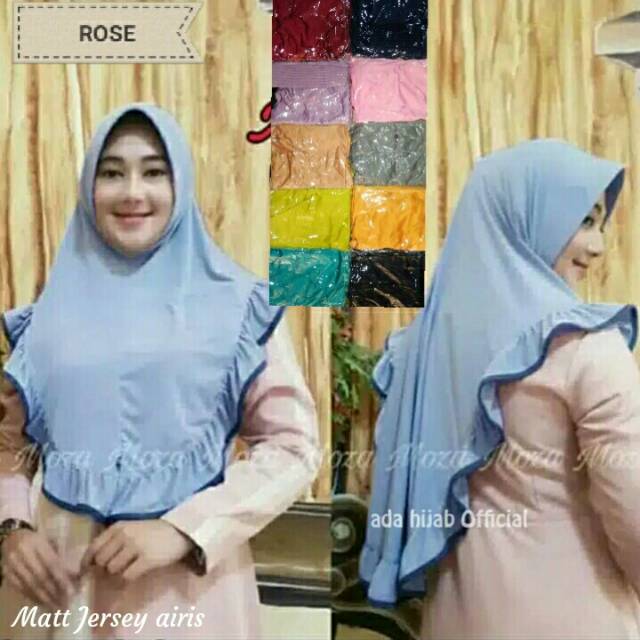 JILBAB INSTAN ROSE  LIST /SABRINA JAMILAH