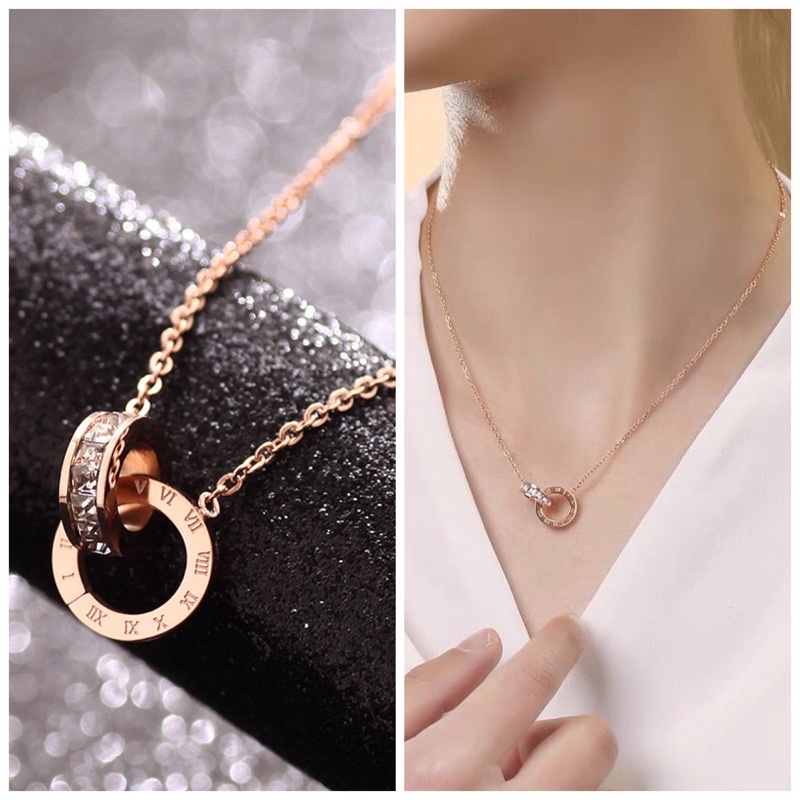 Kalung Titanium Cte Premium Trending Vintage Korea Fashion Style