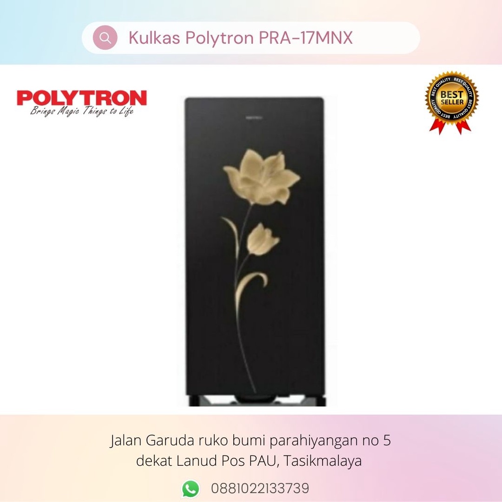 Kulkas Polytron PRA-17MNX 170 liter 1 pintu