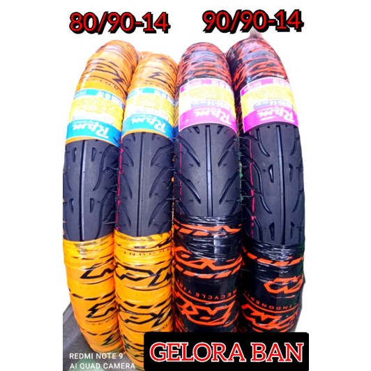 sepasang 2 ban motor metic 80/90-14 & 90/90-14 ban motor metic ban honda ban beat ban vario ban meti