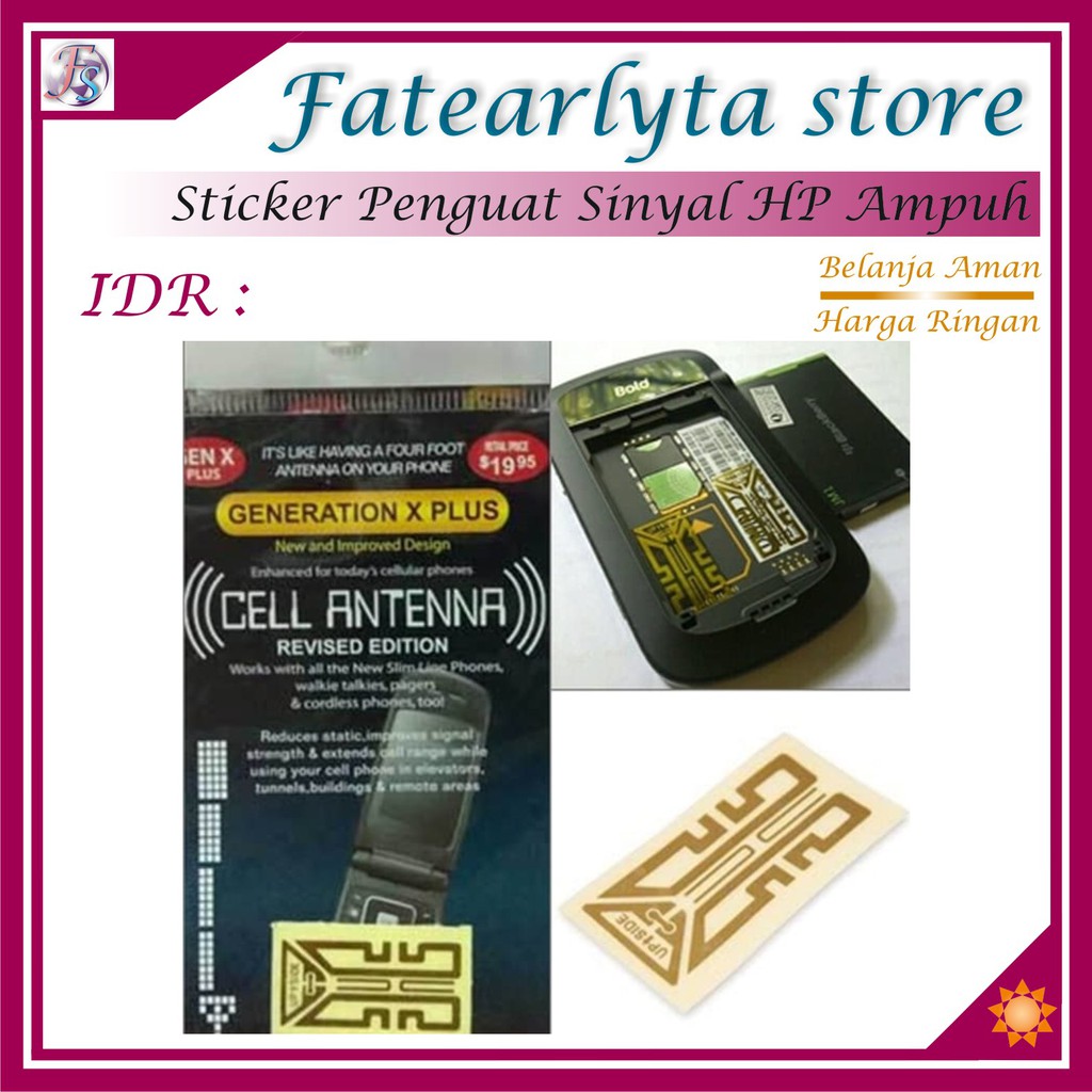 Penguat Sinyal HP Signal Booster Sticker