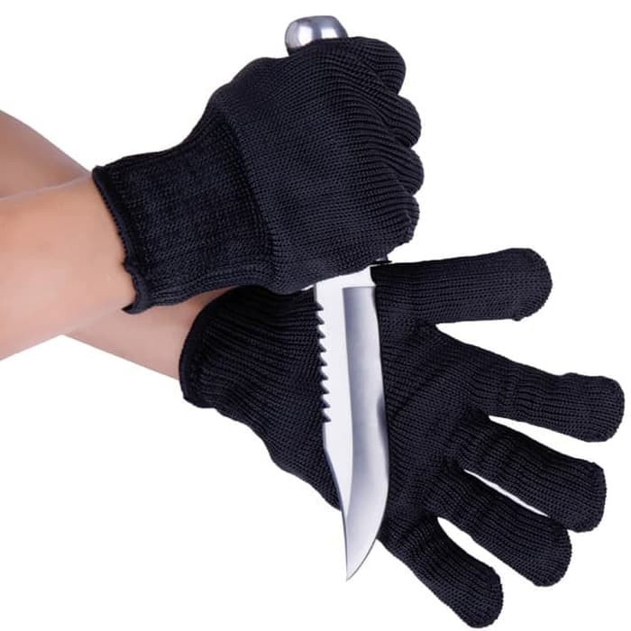 [BISA COD] Sarung Tangan Anti Pisau Tajam Potong Gores Bacok Begal Anti Cut Glove