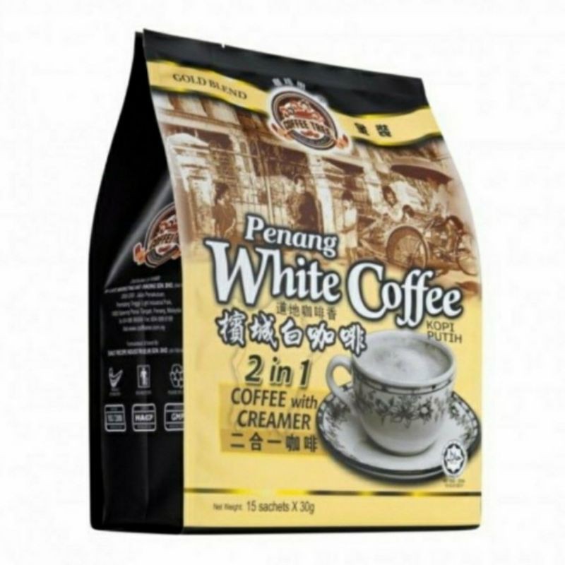 

COFFEE TREE Penang White Coffee 2 in 1 with Creamer - 1 Sachet (30 gr)