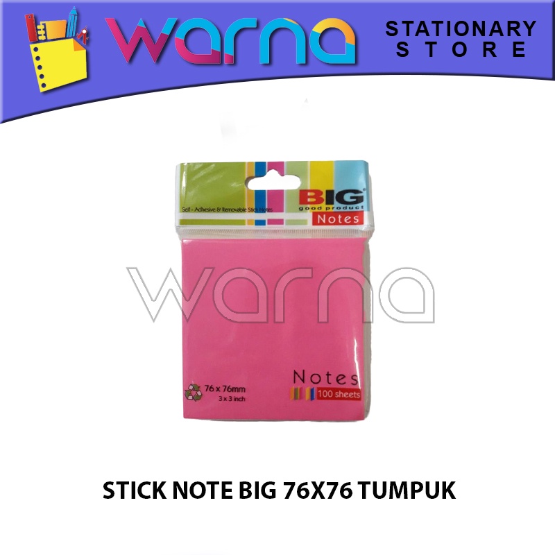 

STICK NOTE BIG VTEC 76 X 76 TUMPUK