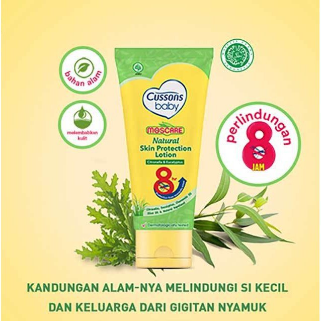 Cussons Anti Nyamuk Moscare Natural Skin Protection Lotion Telon Cream / Cussons Moscare Cream