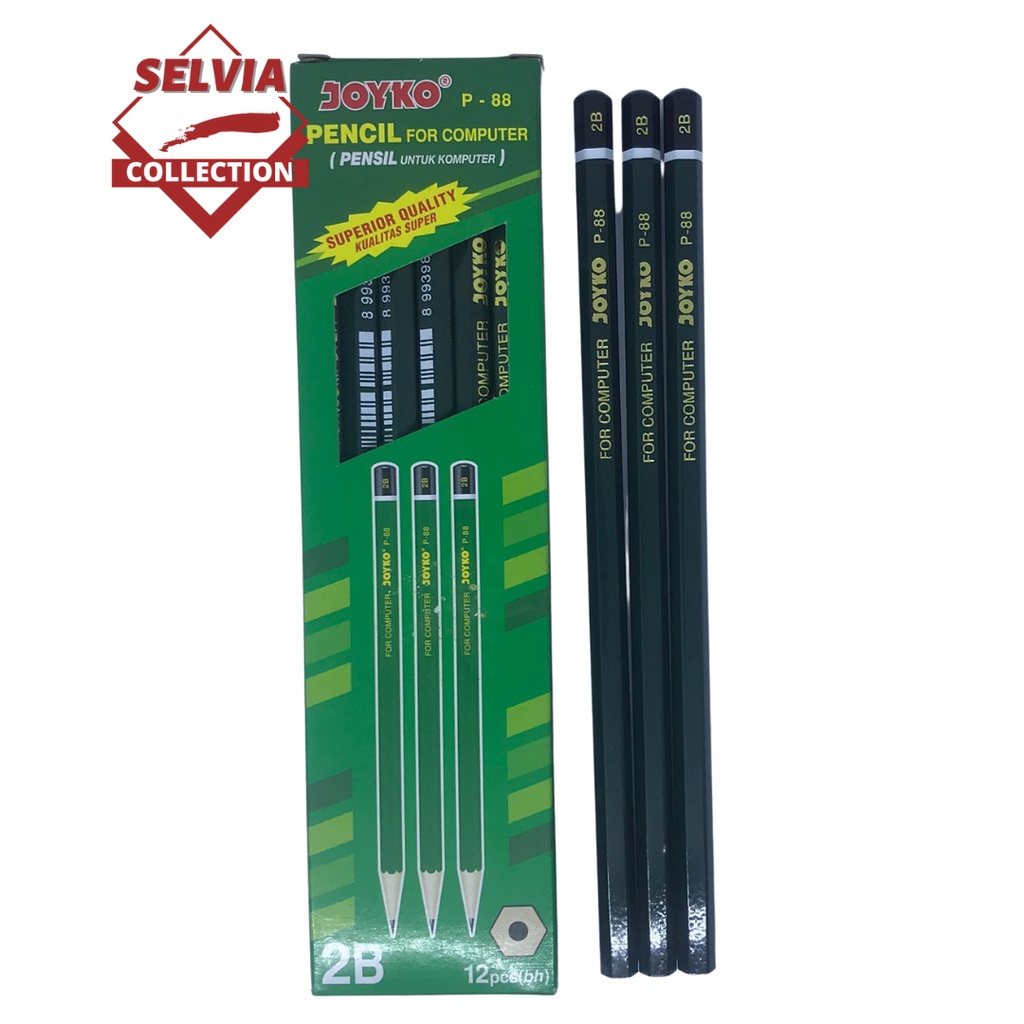 

Pensil 2B Joyko P-88 [Harga Perpack]