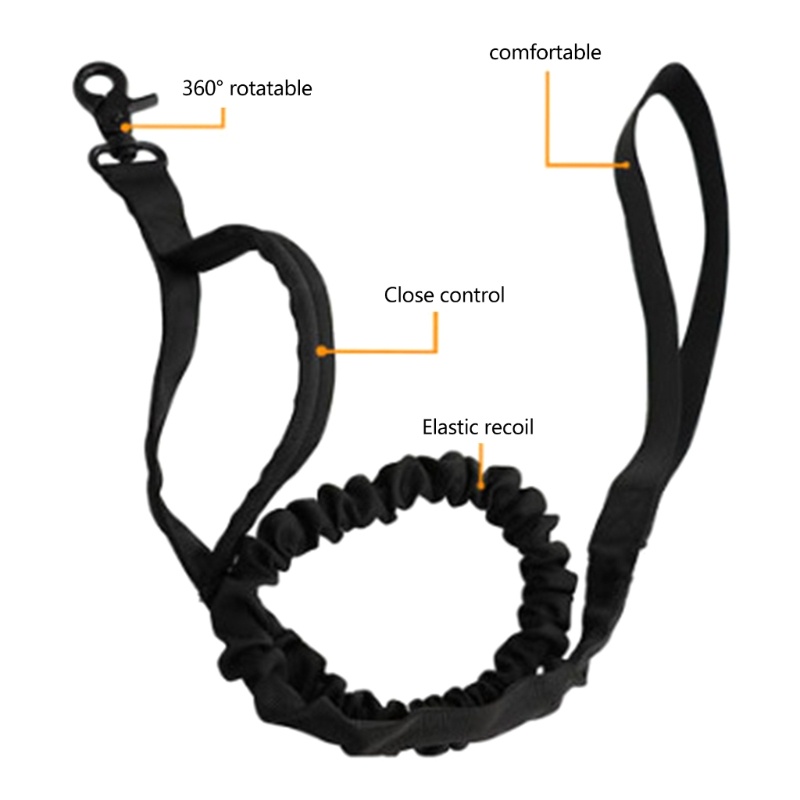 Kalung Kerah Pelatihan Anjing Ukuran Besar Dengan Pegangan Dapat Diperpanjang