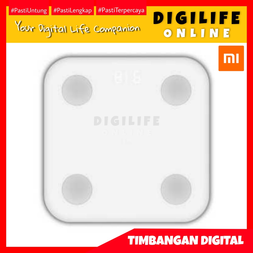 Timbangan Badan Xiaomi Digital Kaca Smart Scale 2 - Elektrik