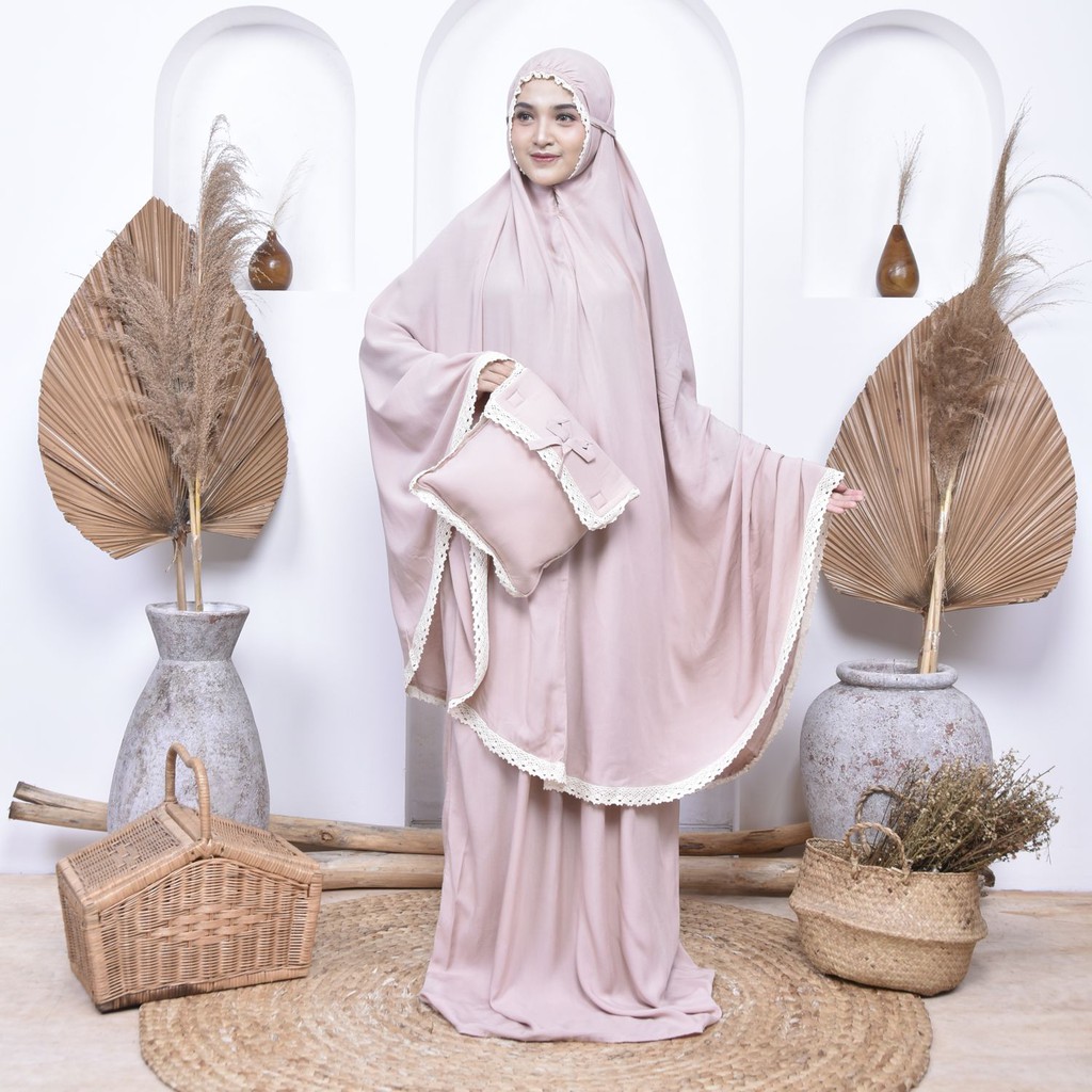 Mukena Dewasa Jumbo Murah Bahan Rayon Mukenah Dewasa