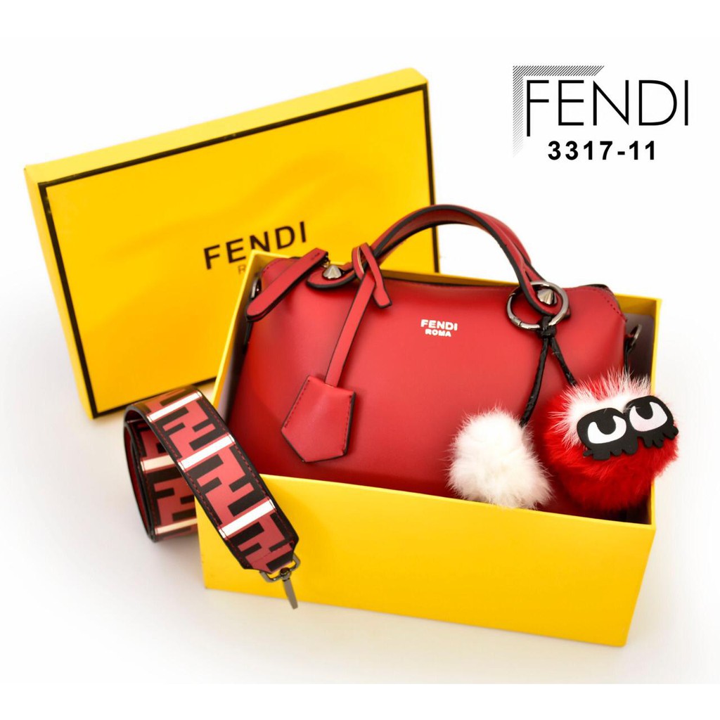 Fendi By The way FF Velvet 3317-11 VIC BATAM TAS IMPORT TAS SELEMPANG IMPORT TAS FASHION MURAH