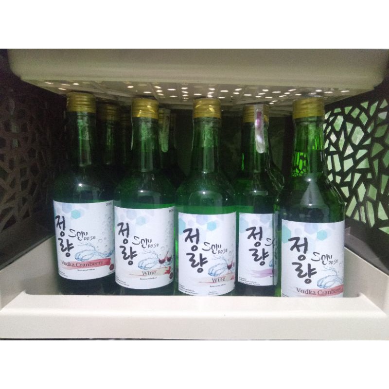 

Dose sparkling water/replika soju halal/nol persen alkohol/soju murah
