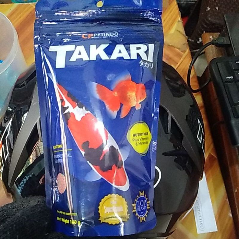 Fish Food Takari 100 gr makanan ikan koi