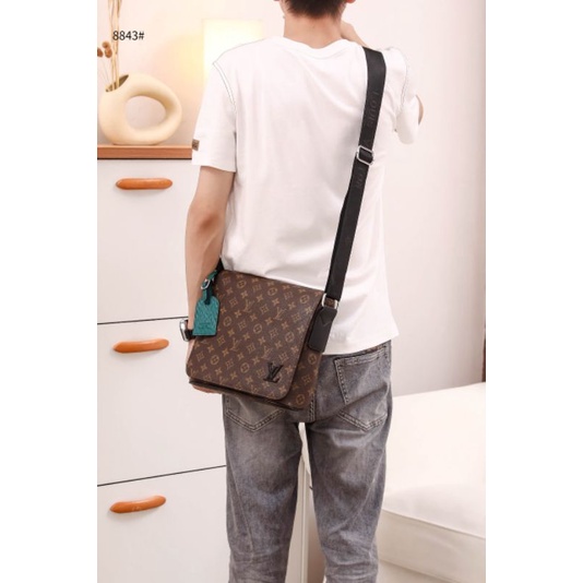 tas selempang pria tas LV Louis Vuitton Messenger Bag #8843