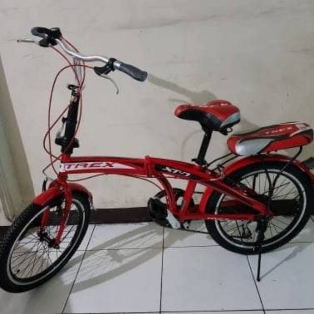Sepeda lipat 20 seken second bekas TREX XT - 7