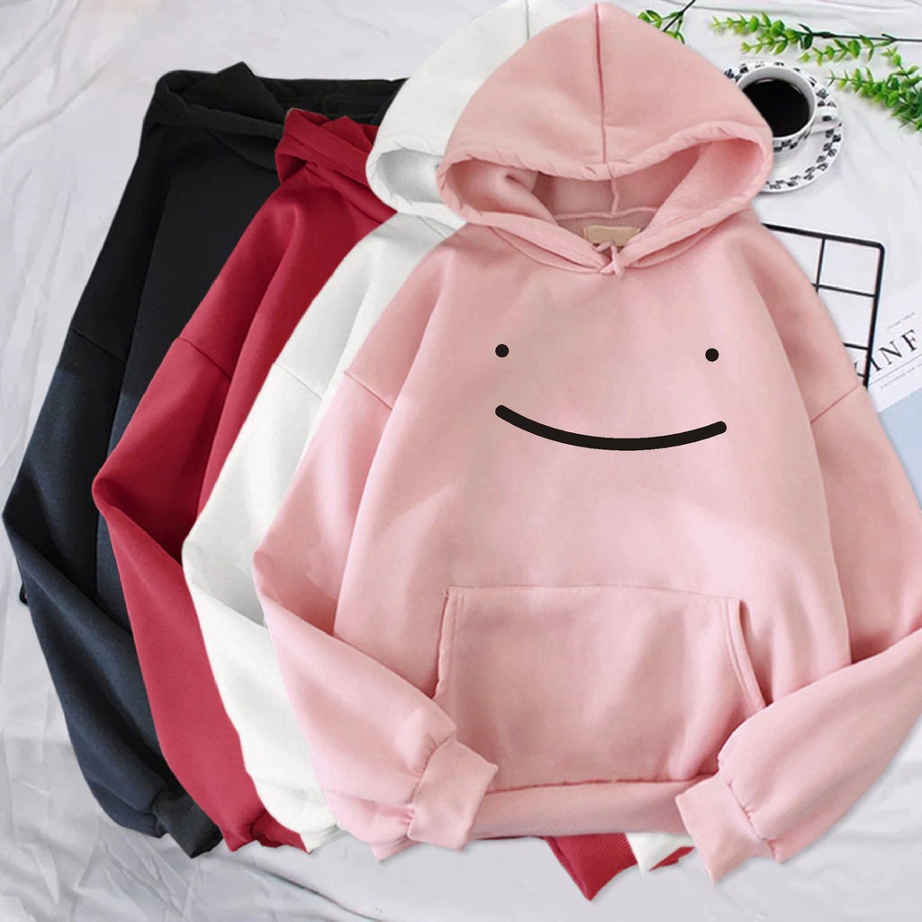 FenishaStore Sweater Hoodie Pria Dan Wanita SMILE DREAM Bisa Bayar Ditempat COD