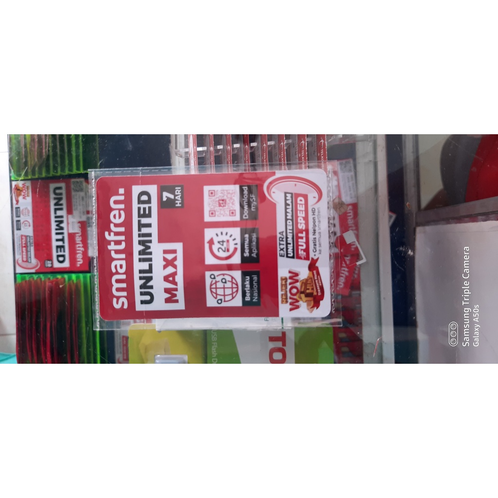 VOUCHER SMARTFREN UNLIMITED 7HARI(FUP 1GB/HARI)